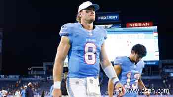 Titans part ways with former starting QB Levis