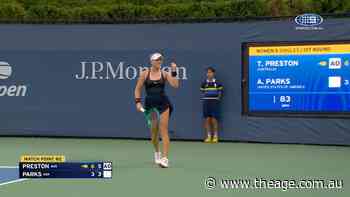 Preston advances at US Open