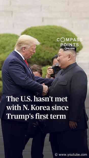 The U.S. hasn't met with N. Korea since Trump's first term