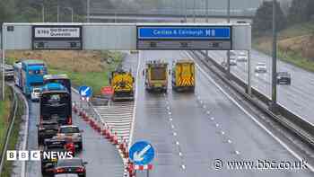 M8 Eastbound reopens after man dies in bridge fall