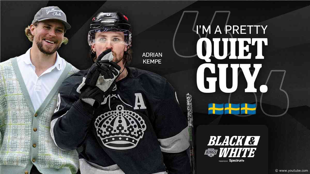 At Home in Sweden with Adrian Kempe! 🇸🇪 | Black & White | LA Kings