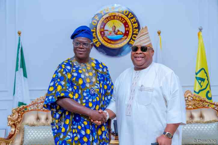 Osun: APC scribe, Basiru visits Adeleke, seeks cross-party coalition for Tinubu