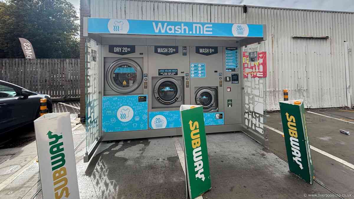 I tried the outdoor self service washing machine in Birkenhead petrol station