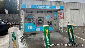 I tried the outdoor self service washing machine in Birkenhead petrol station
