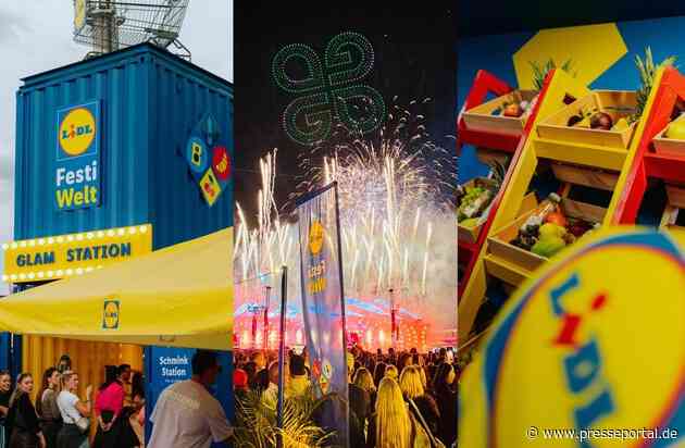 GLÜCKSGEFÜHLE Festival: Lidl liefert vielfältiges Programm am Hockenheimring / "Lidl FestiWelt", Aftershowpartys, Bollerwagen-Service - Lidl macht den Festivalbesuch einzigartig und bequem