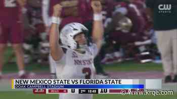 New Mexico State falls to Florida State 34-17 in season opener
