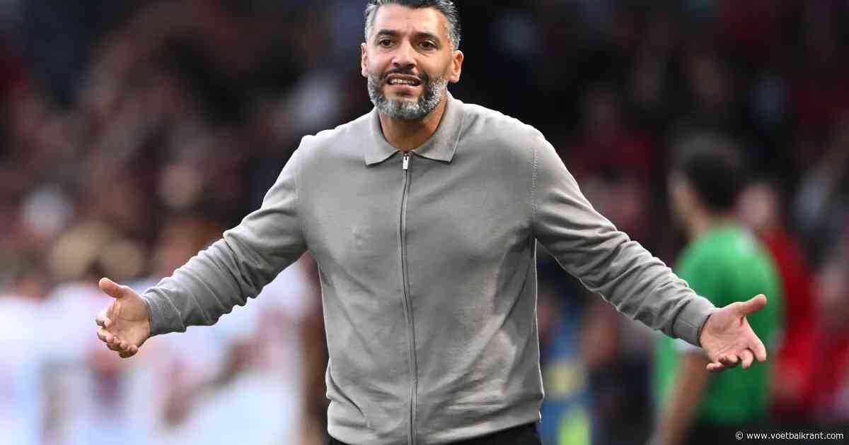 Er ligt Issame Charaï iets op de maag na gelijkspel tegen Zulte Waregem