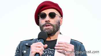John Travolta rocks ANOTHER beret at Ramones 50th anniversary tribute... after fans mercilessly roasted his 'kooky' style