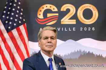 Bessent heads to the G20 to rally allies on Iran as tariffs strain ties