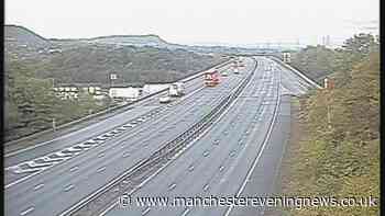 M56 shut LIVE as motorway closed due to police incident with traffic delays