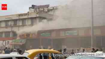 Fire breaks out at food plaza at Sealdah station in Kolkata