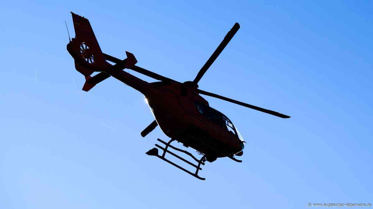 Unfall: Rettungshubschrauber fliegt Schwerverletzten ins Klinikum
