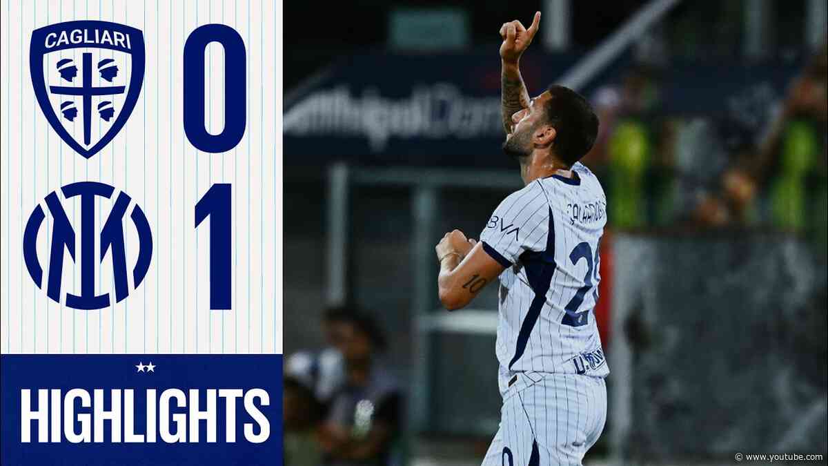 ÇALHANOĞLU’S GOAL SECURES 3️⃣ POINTS | CAGLIARI 0-1 INTER | HIGHLIGHTS 🖤💙