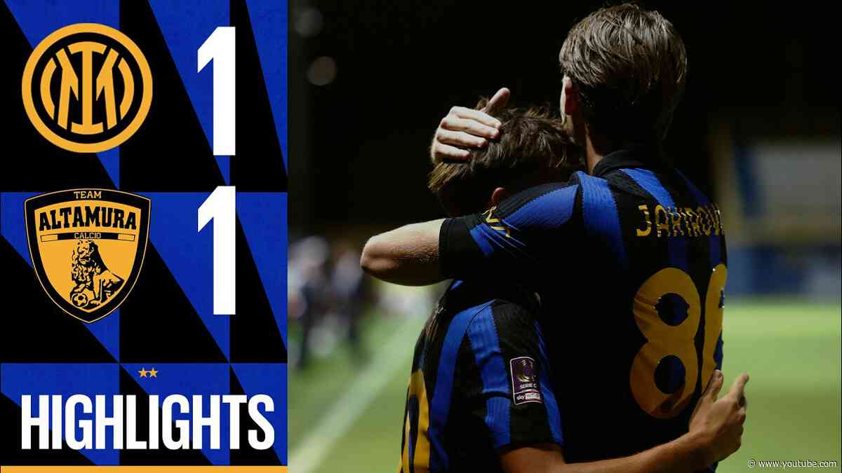 RIMONTA E PARI ⚖️ | INTER U23 1-1 ALTAMURA | HIGHLIGHTS SERIE C