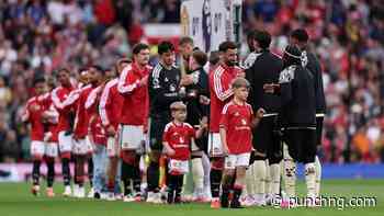 EPL: Sons of fallen police officer lead Man United team as mascots