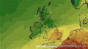 UK weather maps show 25C September 'heatwave' - full list of 32 hottest counties