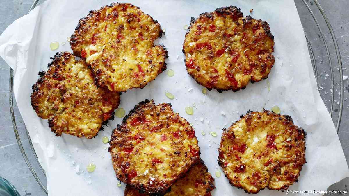 Knusprige Cottage-Cheese-Taler