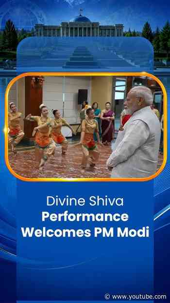 Bishkek में PM Modi का दिव्य स्वागत! Lord Shiva की भव्य प्रस्तुति से हुआ अभिनंदन | #SCOSummit