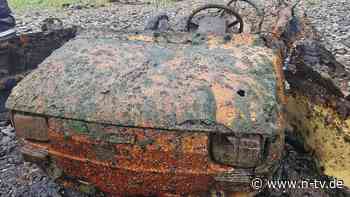 Fund durch Niedrigwasser: Autowrack mit Knochenresten im Rhein bei Bonn entdeckt