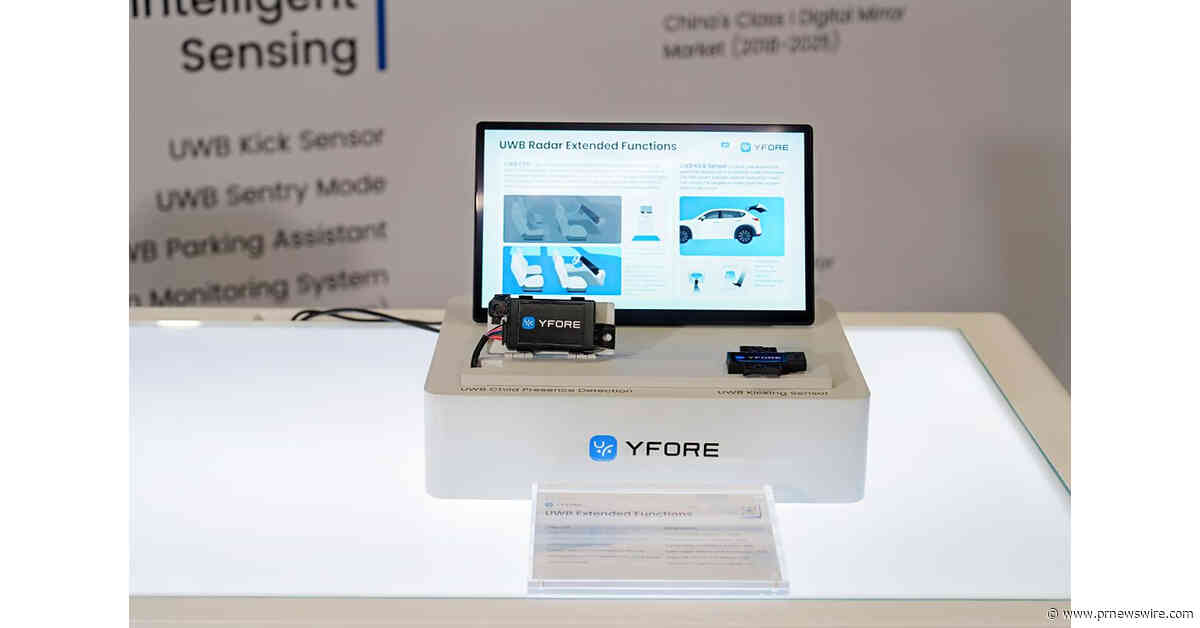 YFORE Unveils Multi-Scenario UWB Radar Sensing for Next-Gen Vehicles