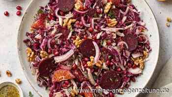 Rote Schönheit: Edler Radicchio-Salat mit Blutorange ist ein Eyecatcher und knackiges Wunder