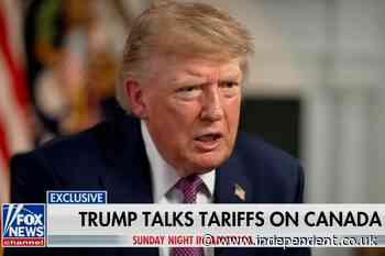 Trump says ‘Canada thinks they’re a state’ as he defends bitter trade war with US neighbor
