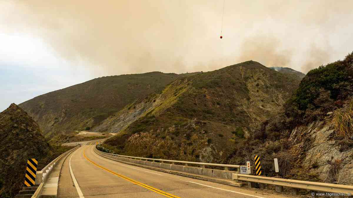 Abschnitt des Highway 1 wegen Bränden in Kalifornien gesperrt