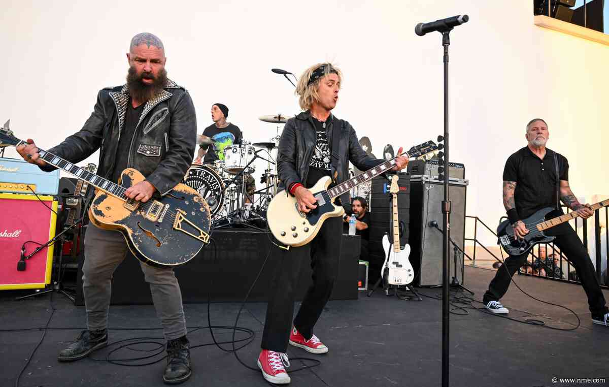 Watch Green Day’s Billie Joe Armstrong, Blink-182’s Travis Barker and more lead all-star Ramones tribute band The Cretin Family for official 50th anniversary show