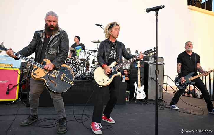 Watch Green Day’s Billie Joe Armstrong, Blink-182’s Travis Barker and more lead all-star Ramones tribute band The Cretin Family for official 50th anniversary show