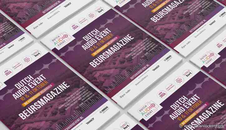 Gratis Dutch Audio Event Magazine 2026 nu aan te vragen