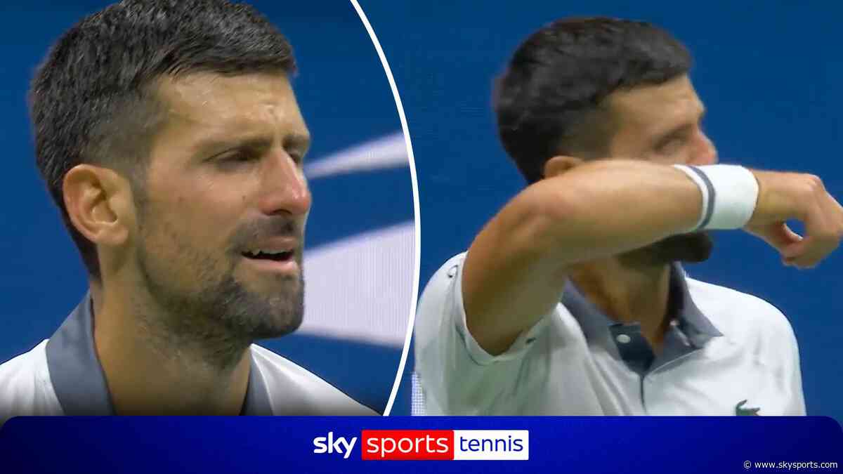 Djokovic breaks down in tears midway through deciding set in shock defeat