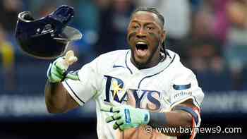 Jonny DeLuca's homer ties game in ninth, Jorge Mateo wins it for Rays in 11th in 5-4 win over Padres