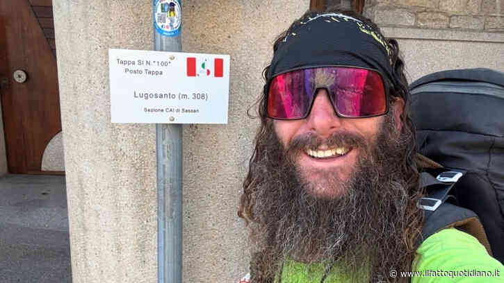“Ho fatto 8000km in 470 giorni senza mai tornare a casa. Ho affrontato bufere di neve, sostituito 11 paia di scarpe e incrociato un orso. Due malattie croniche mi hanno debilitato fino a bloccarmi”: la storia di Luca Terenziani