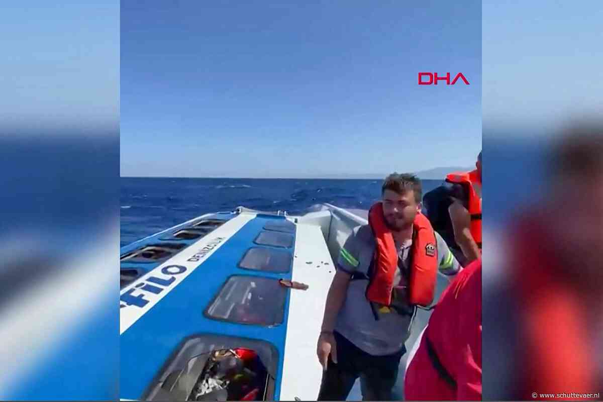 Achttien opvarenden vermist na kapseizen veerboot Cyprus, wrak ligt op 514 meter