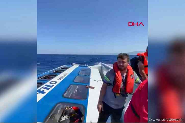 Achttien opvarenden vermist na kapseizen veerboot Cyprus, wrak ligt op 514 meter