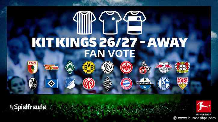 Vote for the best Bundesliga away jersey in 2026/27!