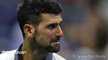 Djokovic in tears during US Open first-round exit