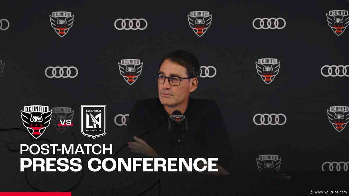 René Weiler Post-Match Press Conference | D.C. United vs LAFC | MLS 2026