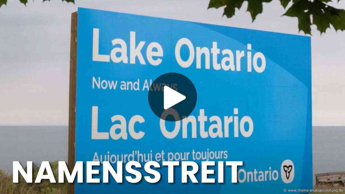 Für immer Lake Ontario: Kanada kontert Trump mit Riesenschild