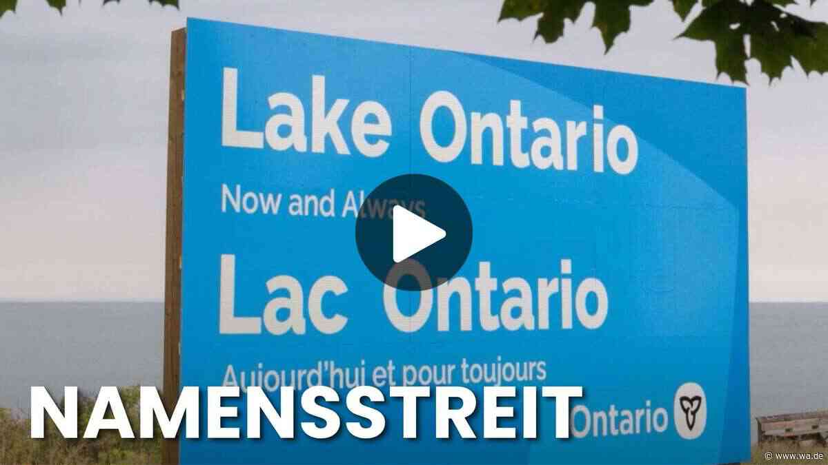Für immer Lake Ontario: Kanada kontert Trump mit Riesenschild