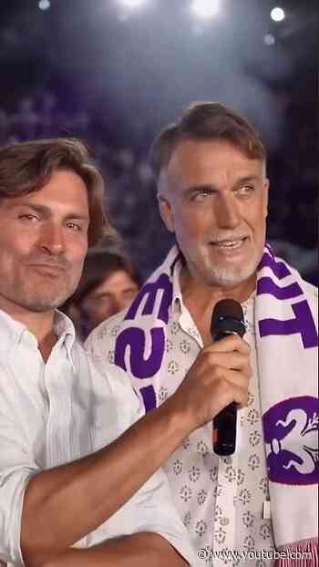Batistuta e Rui Costa : l'abbraccio del Franchi #centenário  #Fiorentina #Batistuta #RuiCosta