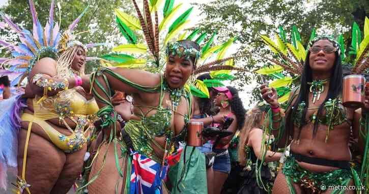Notting Hill Carnival turns streets of west London rainbow on second day of festival