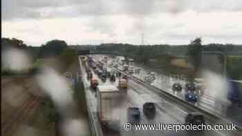 M6 Creamfields traffic live updates as drivers face 'long delays' and lane closures