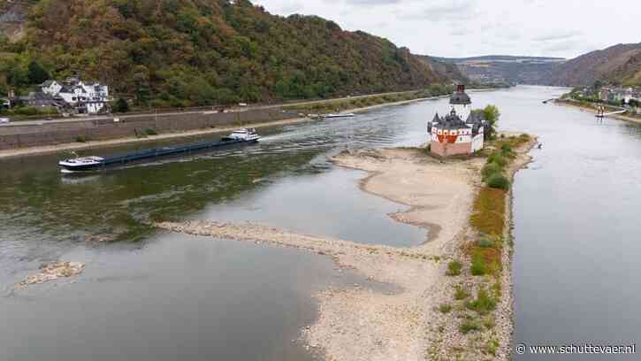 Waterstanden Rijn in Duitsland flink gestegen door regen