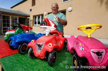 Bobby-Car-Rennen beim Dorffest Langenchursdorf