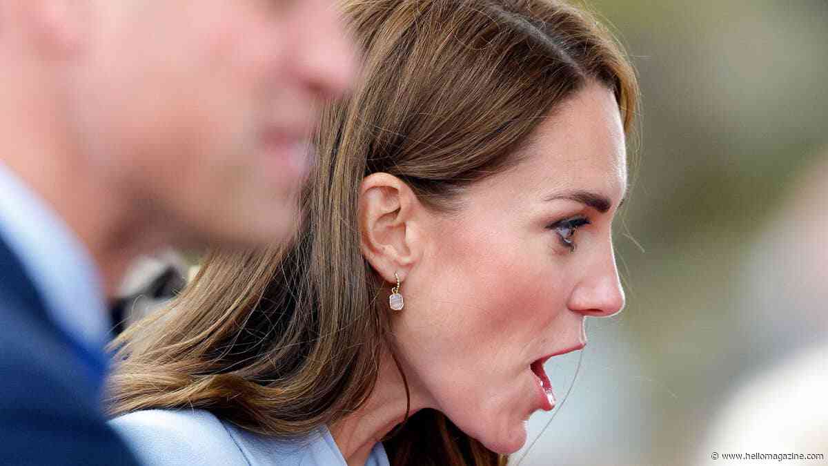 Princess Kate is caught off-guard as she breaks composure after tutorial goes awry: 'I've broken it!'
