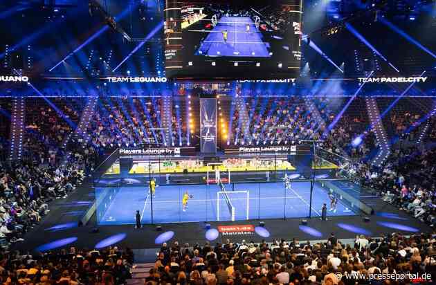 Künstler am Ball: Laura Ludwig, Tommi Schmitt und Tommy Haas schlagen bei der "Promi Padel WM" live in der Arena Oberhausen auf