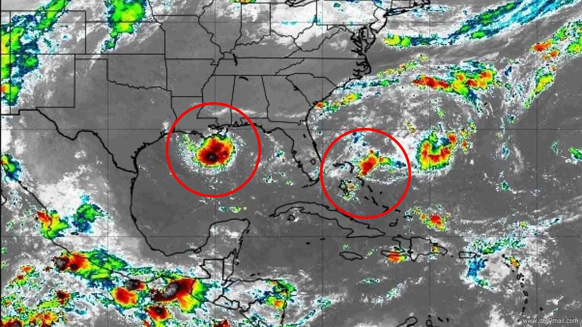 America faces double tropical threat as 'Dolly' eyes Florida and new storm brews in Gulf