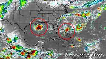 America faces double tropical threat as 'Dolly' eyes Florida and new storm brews in Gulf