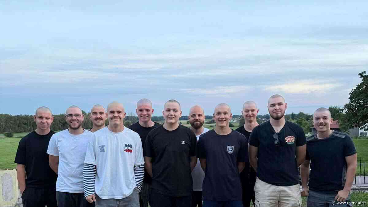Haare ab: Burschenverein zeigt nach Schicksalsschlag Solidarität